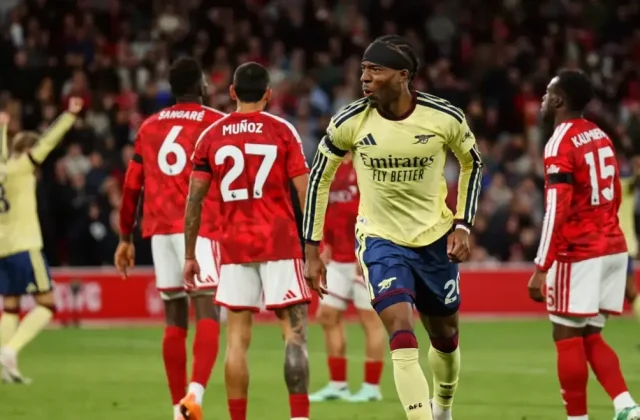Madueke fires Arsenal past Forest to close gap on Man City