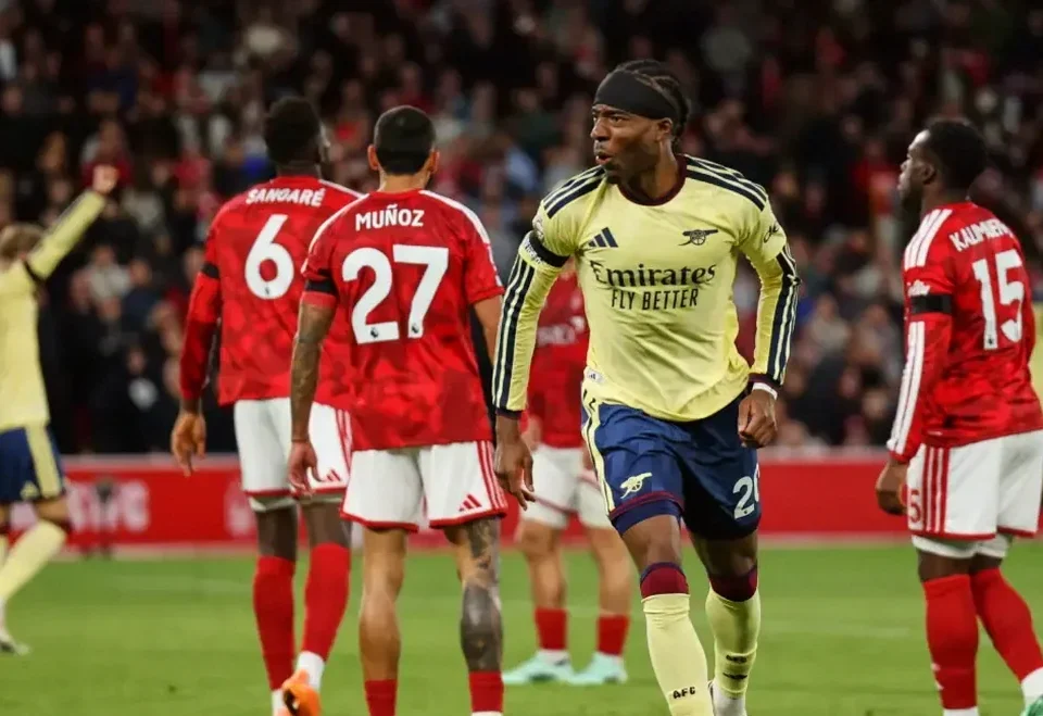 Madueke fires Arsenal past Forest to close gap on Man City