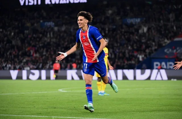 Akliouche Scores First PSG Goal in 3-1 Win Over Le Mans