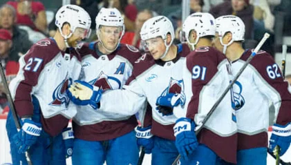 Avalanche Rout Flames 7-3 as Makar, MacKinnon Post Three Points