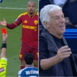 Gasperini Furious as Malen’s Red Card Leaves Roma Down to 10 at Como