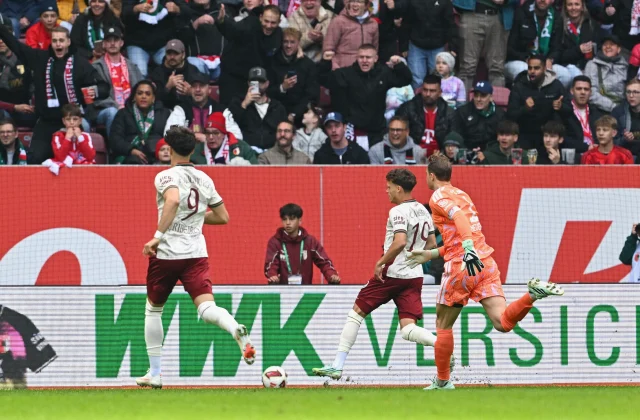 Neuer Error Gifts Augsburg Goal Five Seconds Into Bayern Match
