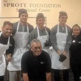 Sissons, Cowan and Stecher Visit Covenant House Toronto for Thanksgiving