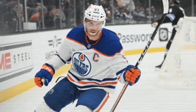 McDavid Powers Oilers Past Mammoth With Five-Point Night