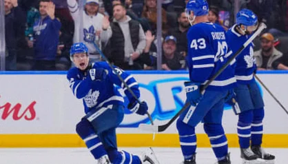 Gavin McKenna Nets First NHL Game-Winner as Maple Leafs Beat Sharks