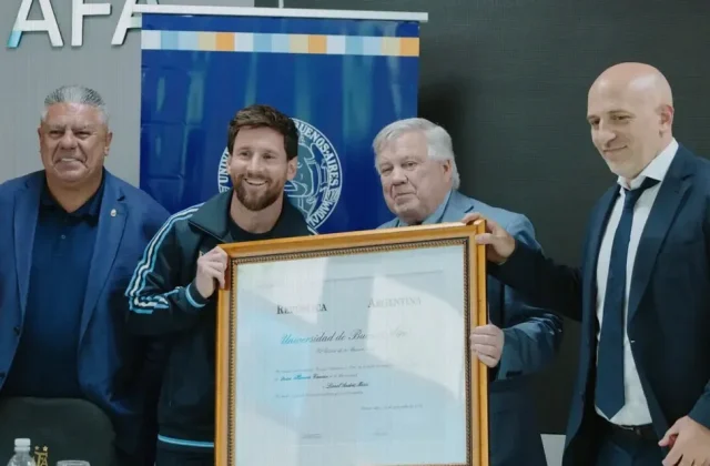 Lionel Messi Receives Buenos Aires Honorary Doctorate Before Farewell