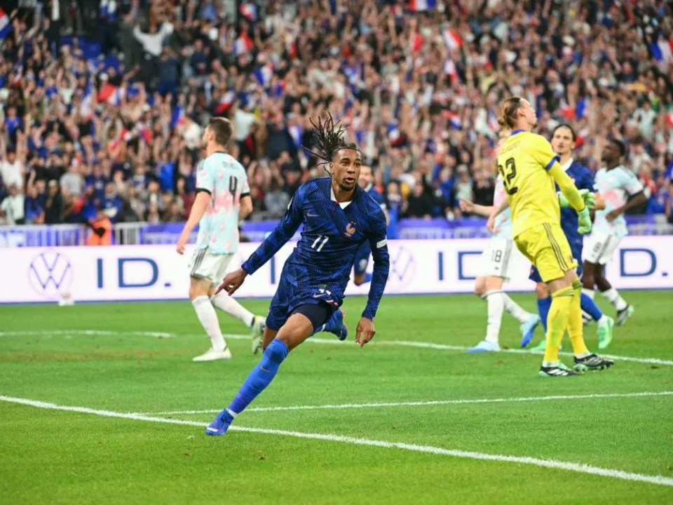 Olise Stars with Two Goals and Assist as France Thrash Belgium 4-1