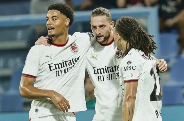 Odenthal Cancels Out Rabiot as Milan Draw at Sassuolo