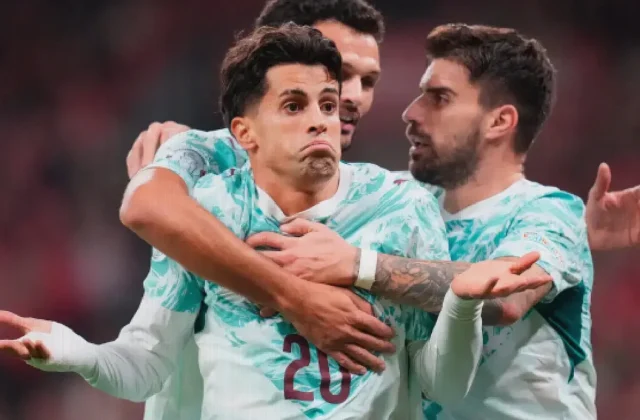 Bruno Fernandes Captains Portugal to 4-2 Nations League Win Over Denmark