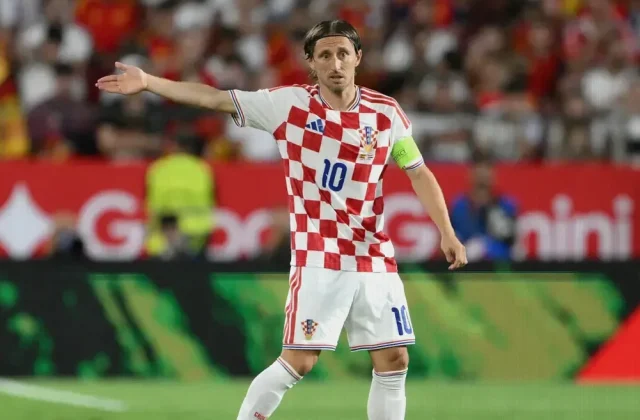 Luka Modric Reacts as England Thrash Croatia 7-0 in Rijeka