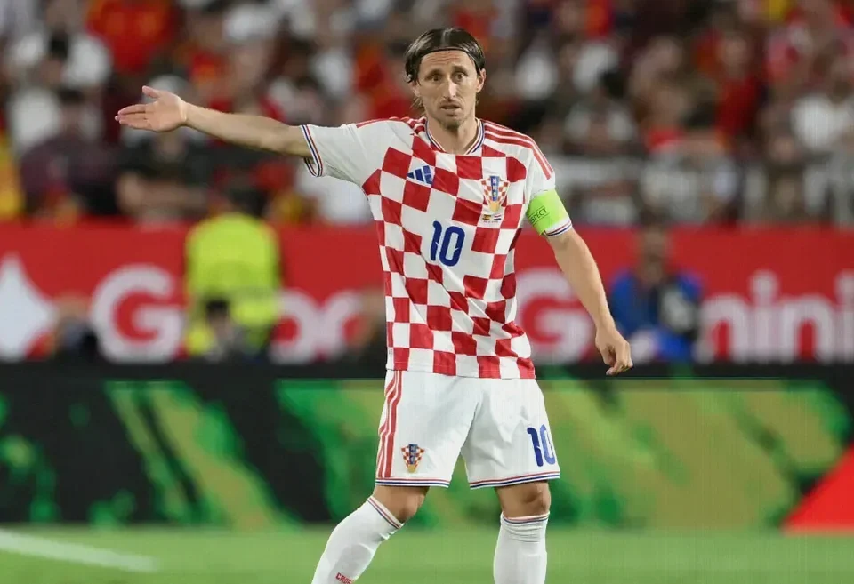 Luka Modric Reacts as England Thrash Croatia 7-0 in Rijeka