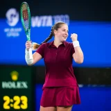 Ostapenko Saves Three Match Points to Rally Past Pegula in Wuhan