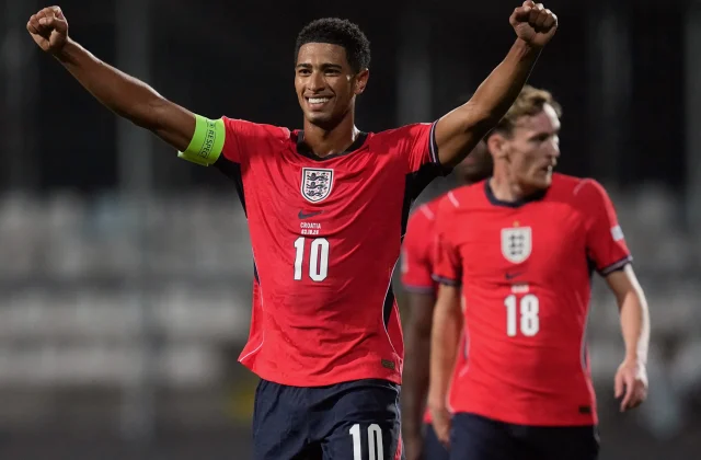 England Crush Croatia 7-0 as Kane and Saka Score Doubles