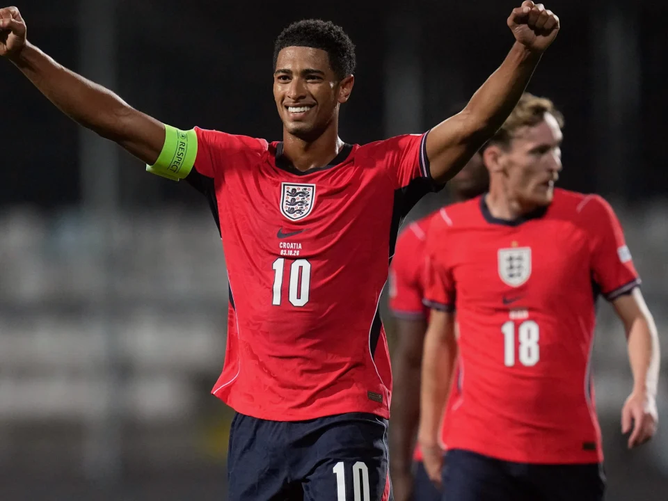 England Crush Croatia 7-0 as Kane and Saka Score Doubles