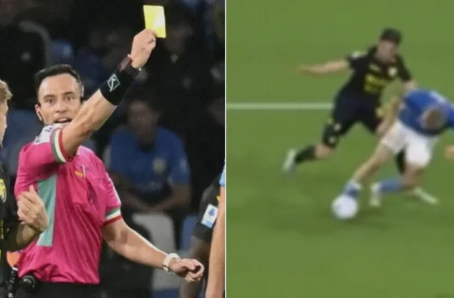 Napoli-Frosinone: Feliciani’s Penalty Call Survives VAR Review