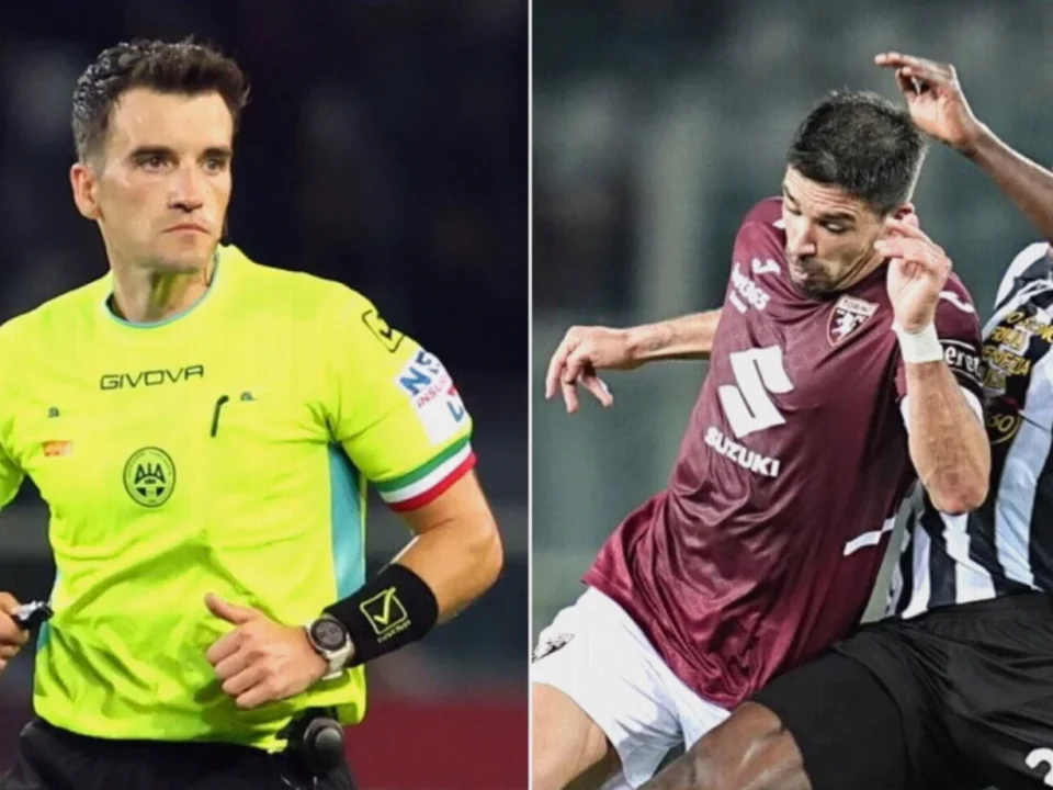 Torino-Udinese: Crezzini Earns 6.5 for Composed Refereeing Display