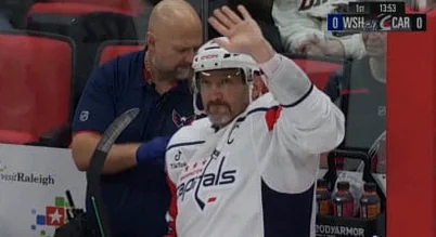 Carolina Fans Honor Alex Ovechkin During Final NHL Season