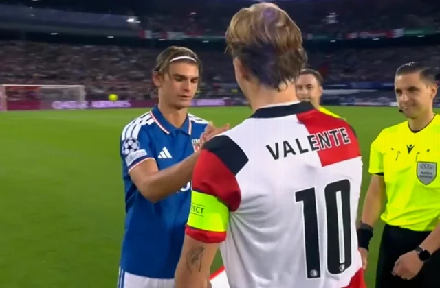 Nicolás Paz Captains Como for the First Time Against Feyenoord