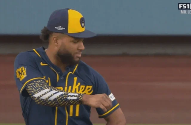 Jackson Chourio Battles Sun and Praying Mantis in NLCS Game 3