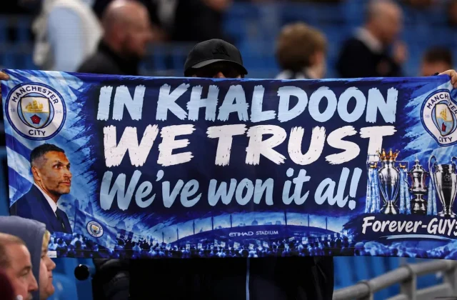 Man City Fans Back Club Leadership with Etihad Banners Against PSG