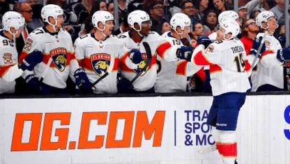 Tkachuk Lifts Panthers Past Kings as Marchand Exits Hurt