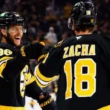 Pastrnak Sparks Bruins’ Power-Play Breakthrough in Rout of Mammoth
