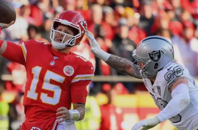 Undefeated Chiefs, Raiders Set for High-Stakes AFC West Showdown
