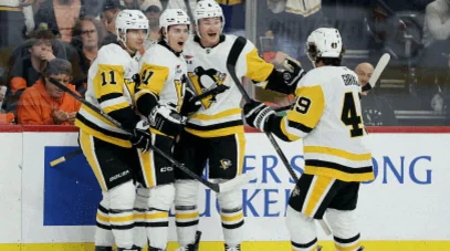 Penguins Open Season With 7-0 Rout of Flyers Behind Silovs, New Scorers