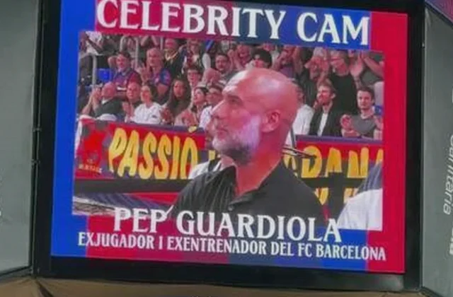 Barcelona Fans Give Pep Guardiola Standing Ovation at EuroLeague Game