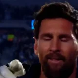Messi Fights Tears During Emotional Argentina Anthem Farewell