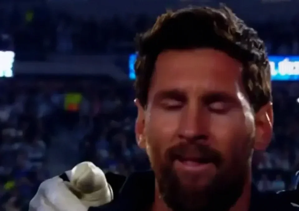 Messi Fights Tears During Emotional Argentina Anthem Farewell