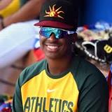 Dave Stewart Mentors A’s Prospect Kenya Huggins After Trade Deadline