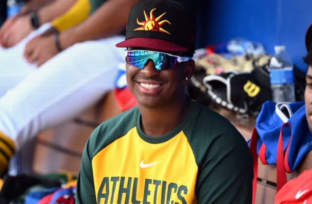 Dave Stewart Mentors A’s Prospect Kenya Huggins After Trade Deadline
