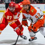 Ryan Poehling’s Short-Handed Goal Powers Ducks Past Flames 4-2