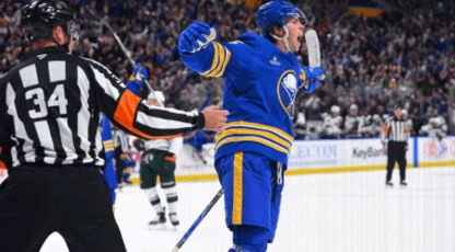 Owen Power Lifts Sabres Over Wild in Overtime Thriller