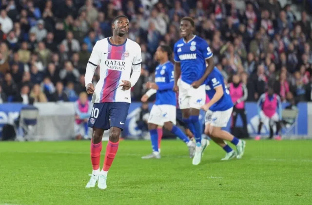 PSG Overcome Strasbourg Despite Dembélé Penalty Miss