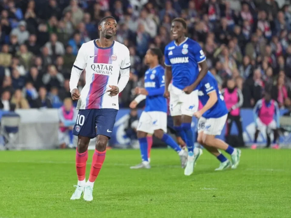 PSG Overcome Strasbourg Despite Dembélé Penalty Miss