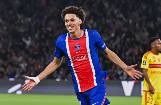 Akliouche Scores First PSG Goal in 3-1 Win Over Le Mans
