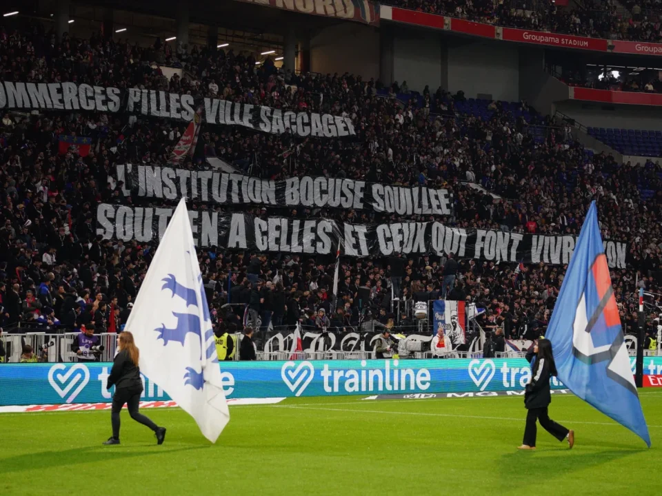 Bad Gones Unveil Banners Supporting Lyon After City Violence