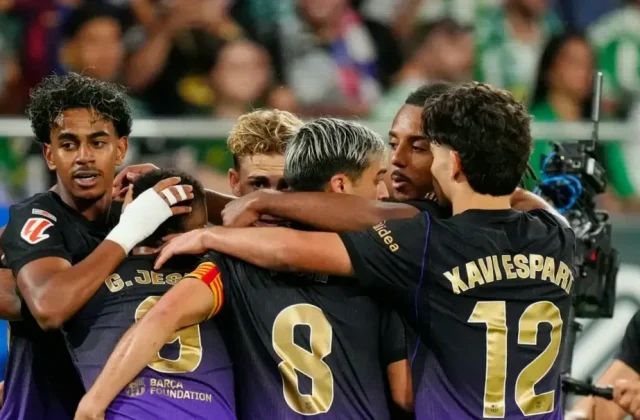 Barcelona Crush Real Betis 5-2 to Match La Liga Winning-Start Record