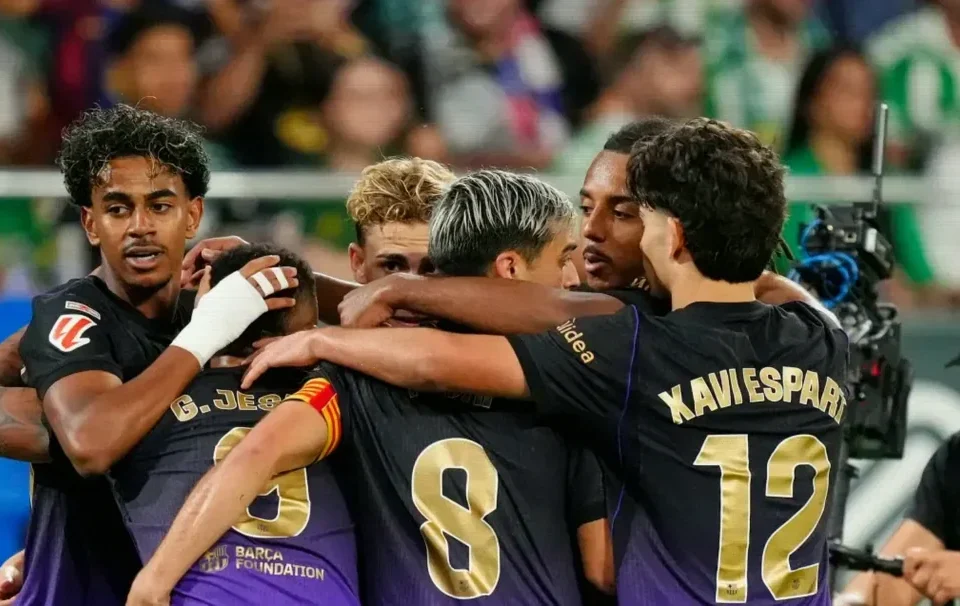 Barcelona Crush Real Betis 5-2 to Match La Liga Winning-Start Record