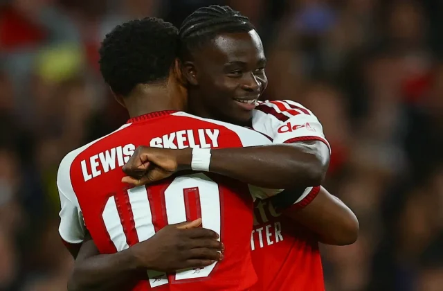 Arsenal Beat Davide Ancelotti’s Lille 3-0 in Champions League Tie
