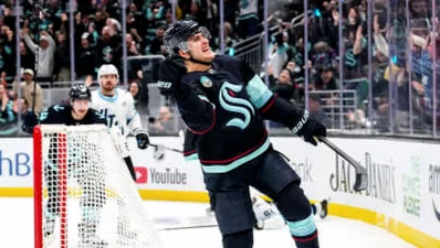 Samoskevich Lifts Kraken Past Mammoth With Late Third-Period Goal