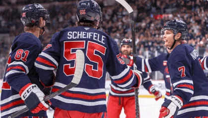 Perfetti scores twice as Jets beat Wild 5-2 for fourth win in five