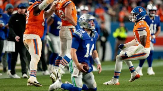Darnold’s Late Picks Sink Seahawks in Overtime Loss to Broncos