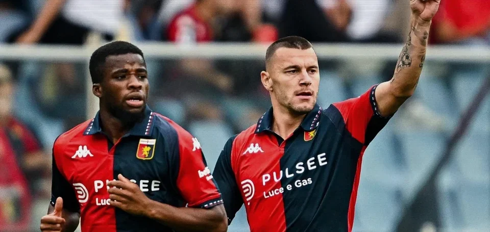 Osmajic Stars With Goal and Assist in Genoa Win Over Fiorentina