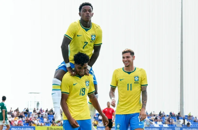 Brazil U20 Thrash Mexico 4-0 to Complete Perfect Spain Window