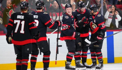 Yakemchuk’s Late Power-Play Goal Lifts Senators Past Flyers