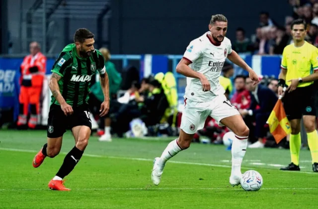 Rabiot Scores as AC Milan Are Held by Sassuolo in Serie A