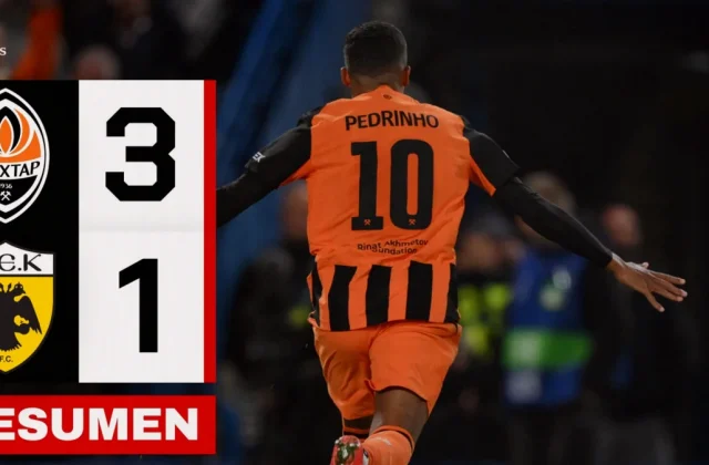 Shakhtar Donetsk Beat AEK Athens for First Champions League Win